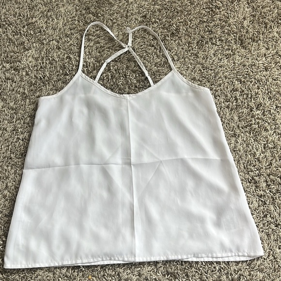 Hollister Tank Top Blouse White Size Medium - Picture 7 of 9